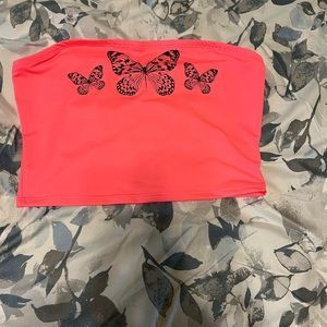 Butterfly Tube Top